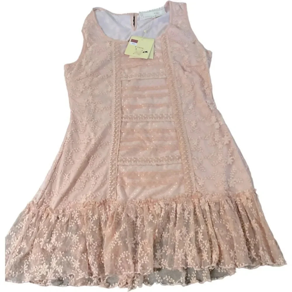 Nwt A’reve Pink Lace Dress Small Anthropologie sold out